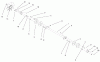 Toro 73552 (523Dxi) - 523Dxi Garden Tractor, 2000 (200000001-200999999) Ersatzteile DRIVE SHAFT ASSEMBLY