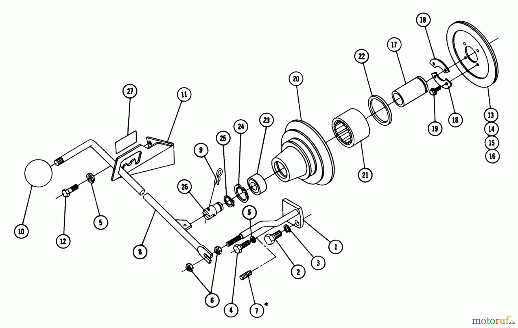 Toro Neu Accessories 83112 - Toro PTO Kit, Tractor, 1971 POWER TAKE-OFF MODEL 8-3112