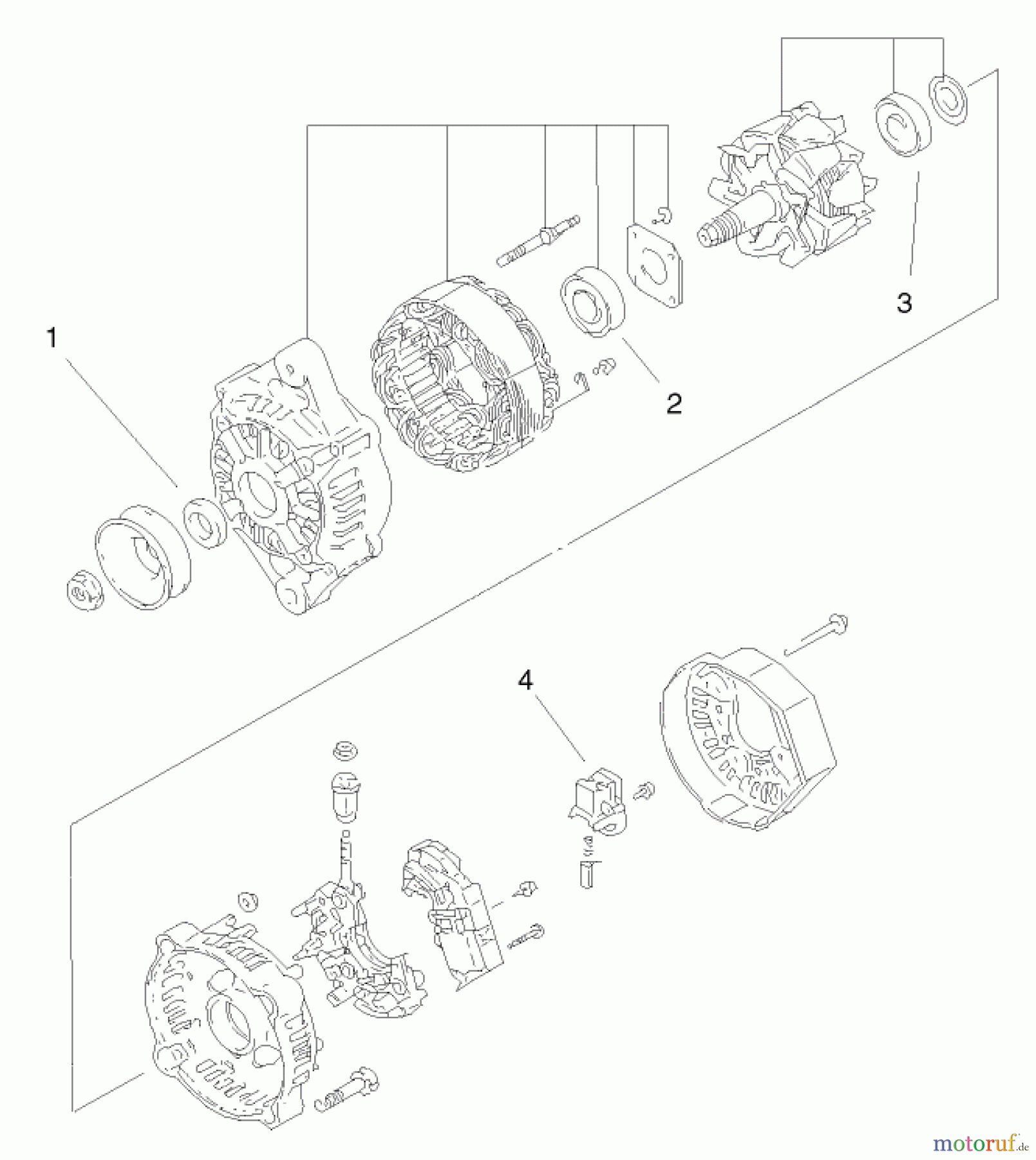 Toro Neu Mowers, Lawn & Garden Tractor Seite 1 73552 (523Dxi) - Toro 523Dxi Garden Tractor, 2000 (200000001-200999999) ENGINE ASSEMBLY #14