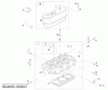 Toro 73552 (523Dxi) - 523Dxi Garden Tractor, 2000 (200000001-200999999) Ersatzteile ENGINE ASSEMBLY #3