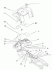 Toro 73552 (523Dxi) - 523Dxi Garden Tractor, 2000 (200000001-200999999) Ersatzteile FENDER & FUEL SYSTEM ASSEMBLY