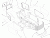 Toro 73552 (523Dxi) - 523Dxi Garden Tractor, 2000 (200000001-200999999) Ersatzteile GRILL & SIDE PANELS ASSEMBLY