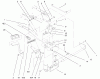 Toro 73552 (523Dxi) - 523Dxi Garden Tractor, 2000 (200000001-200999999) Ersatzteile HYDRO CONTROLS ASSEMBLY