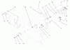 Toro 73552 (523Dxi) - 523Dxi Garden Tractor, 2000 (200000001-200999999) Ersatzteile PARKING BRAKE UPPER ASSEMBLY
