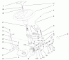 Toro 73552 (523Dxi) - 523Dxi Garden Tractor, 2000 (200000001-200999999) Ersatzteile POWER STEERING & TILT ASSEMBLY