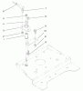 Toro 73552 (523Dxi) - 523Dxi Garden Tractor, 2000 (200000001-200999999) Ersatzteile SMART TURN FRONT ASSEMBLY