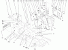 Toro 73552 (523Dxi) - 523Dxi Garden Tractor, 2000 (200000001-200999999) Ersatzteile STEERING TOWER & FUEL TANK SUPPORTS ASSEMBLY