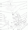 Toro 73560 (522xi) - 522xi Garden Tractor, 1998 (8900001-8999999) Ersatzteile POWER STEERING AND TILT ASSEMBLY