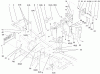 Toro 73560 (522xi) - 522xi Garden Tractor, 1998 (8900001-8999999) Ersatzteile STEERING TOWER AND FUEL TANK ASSEMBLY