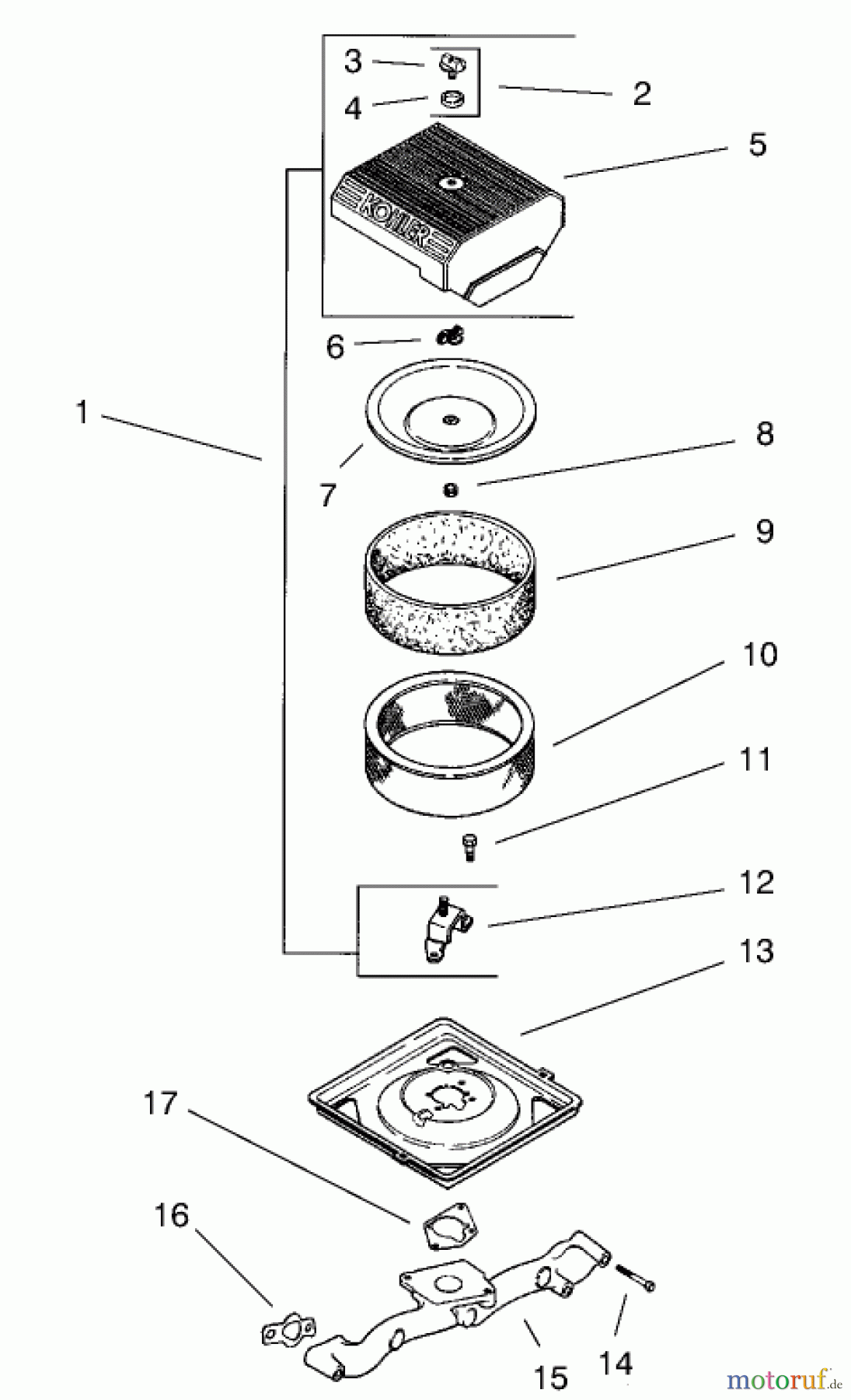 Toro Neu Mowers, Lawn & Garden Tractor Seite 1 73561 (522xi) - Toro 522xi Garden Tractor, 2000 (200000201-200999999) GROUP 10-AIR INTAKE