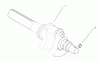Toro 73561 (522xi) - 522xi Garden Tractor, 2001 (210000001-210999999) Ersatzteile GROUP 1-CRANKSHAFT