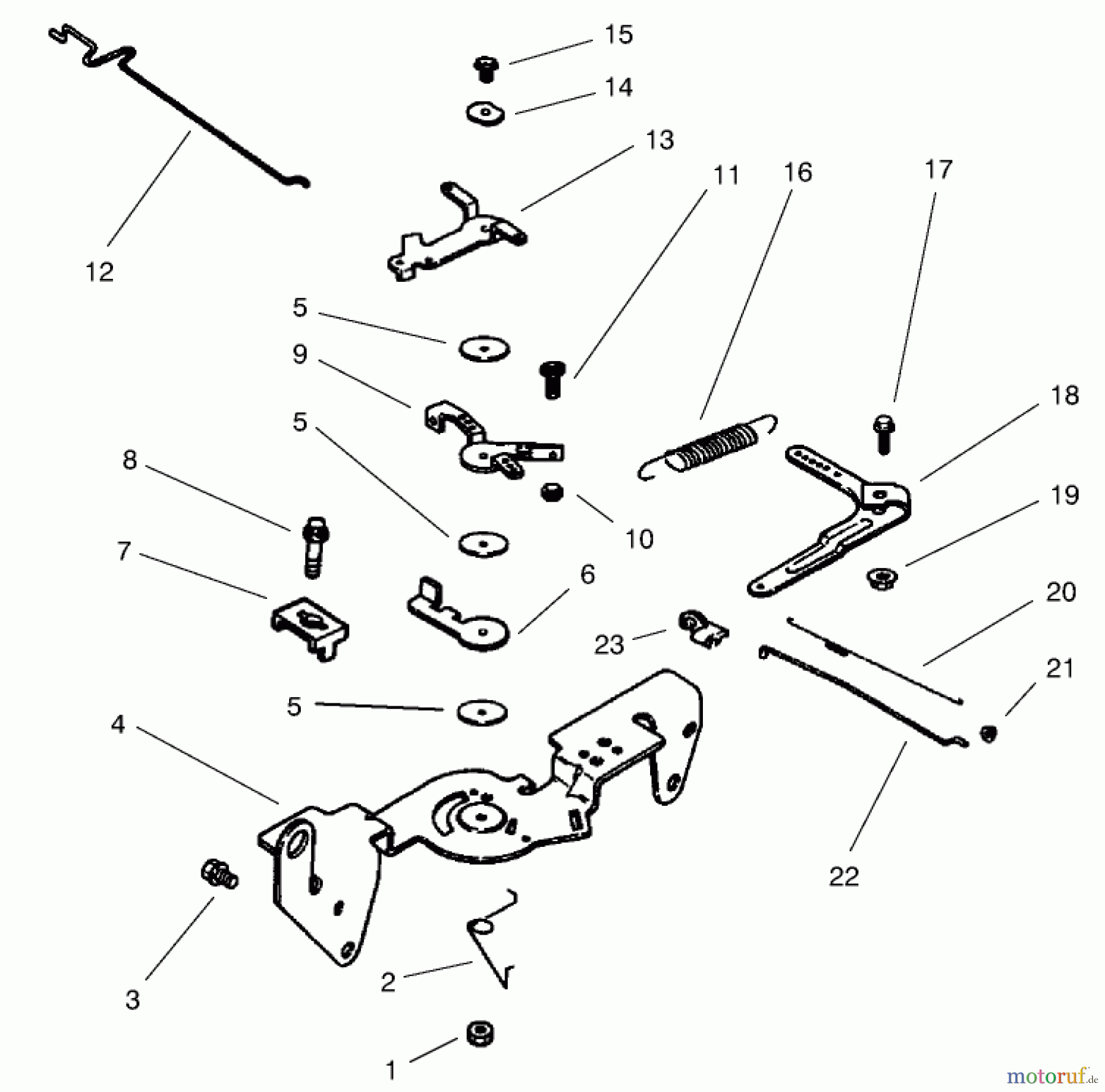  Toro Neu Mowers, Lawn & Garden Tractor Seite 1 73561 (522xi) - Toro 522xi Garden Tractor, 2002 (220000001-220999999) GROUP 9-ENGINE CONTROLS