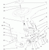 Toro 73561 (522xi) - 522xi Garden Tractor, 2001 (210000001-210999999) Ersatzteile POWER STEERING & TILT ASSEMBLY