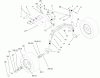 Toro 73561 (522xi) - 522xi Garden Tractor, 2001 (210000001-210999999) Ersatzteile TIE RODS, SPINDLE & FRONT AXLE ASSEMBLY