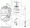 Toro 79451 - Quiet Collector, Wheel Horse 5xi Series Garden Tractors, 1998 (8900001-8900225) Ersatzteile SCROLL AND FAN ASSEMBLY
