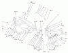Toro 73561 (522xi) - 522xi Garden Tractor, 2003 (230000001-230999999) Ersatzteile BUMPER & HOOD SUPPORT