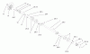 Toro 73561 (522xi) - 522xi Garden Tractor, 2003 (230000001-230999999) Ersatzteile DRIVE SHAFT ASSEMBLY