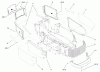 Toro 73561 (522xi) - 522xi Garden Tractor, 2003 (230000001-230999999) Ersatzteile GRILL & SIDE PANELS ASSEMBLY