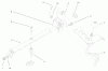 Toro 73561 (522xi) - 522xi Garden Tractor, 2003 (230000001-230999999) Ersatzteile HI-LO SHIFT ASSEMBLY