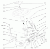 Toro 73561 (522xi) - 522xi Garden Tractor, 2003 (230000001-230999999) Ersatzteile POWER STEERING & TILT ASSEMBLY