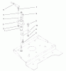 Toro 73561 (522xi) - 522xi Garden Tractor, 2003 (230000001-230999999) Ersatzteile SMART TURN FRONT ASSEMBLY