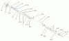 Toro 73570 (520xi) - 520xi Garden Tractor, 2003 (230000001-230999999) Ersatzteile DRIVE SHAFT ASSEMBLY