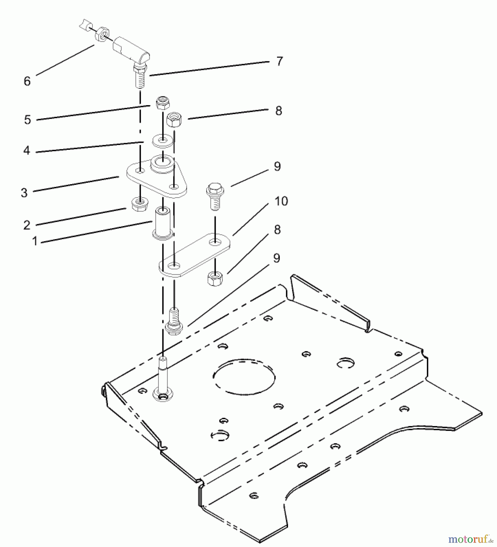 Toro Neu Mowers, Lawn & Garden Tractor Seite 1 73570 (520xi) - Toro 520xi Garden Tractor, 2003 (230000001-230999999) FRONT SMART TURN ASSEMBLY