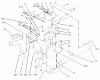 Toro 73570 (520xi) - 520xi Garden Tractor, 2003 (230000001-230999999) Ersatzteile HYDRO CONTROL ASSEMBLY