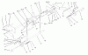 Toro 73570 (520xi) - 520xi Garden Tractor, 2003 (230000001-230999999) Ersatzteile LOWER HYDRO LIFT ASSEMBLY