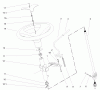 Toro 73570 (520xi) - 520xi Garden Tractor, 2003 (230000001-230999999) Ersatzteile MANUAL STEERING AND TILT ASSEMBLY