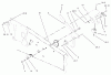 Toro 73570 (520xi) - 520xi Garden Tractor, 2003 (230000001-230999999) Ersatzteile UPPER PARKING BRAKE ASSEMBLY