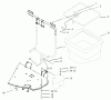 Toro 79480 - 42"/48" Vacuum Bagger, XT Series Garden Tractors, 2003 (230000001-230999999) Ersatzteile BAG AND FRAME ASSEMBLY