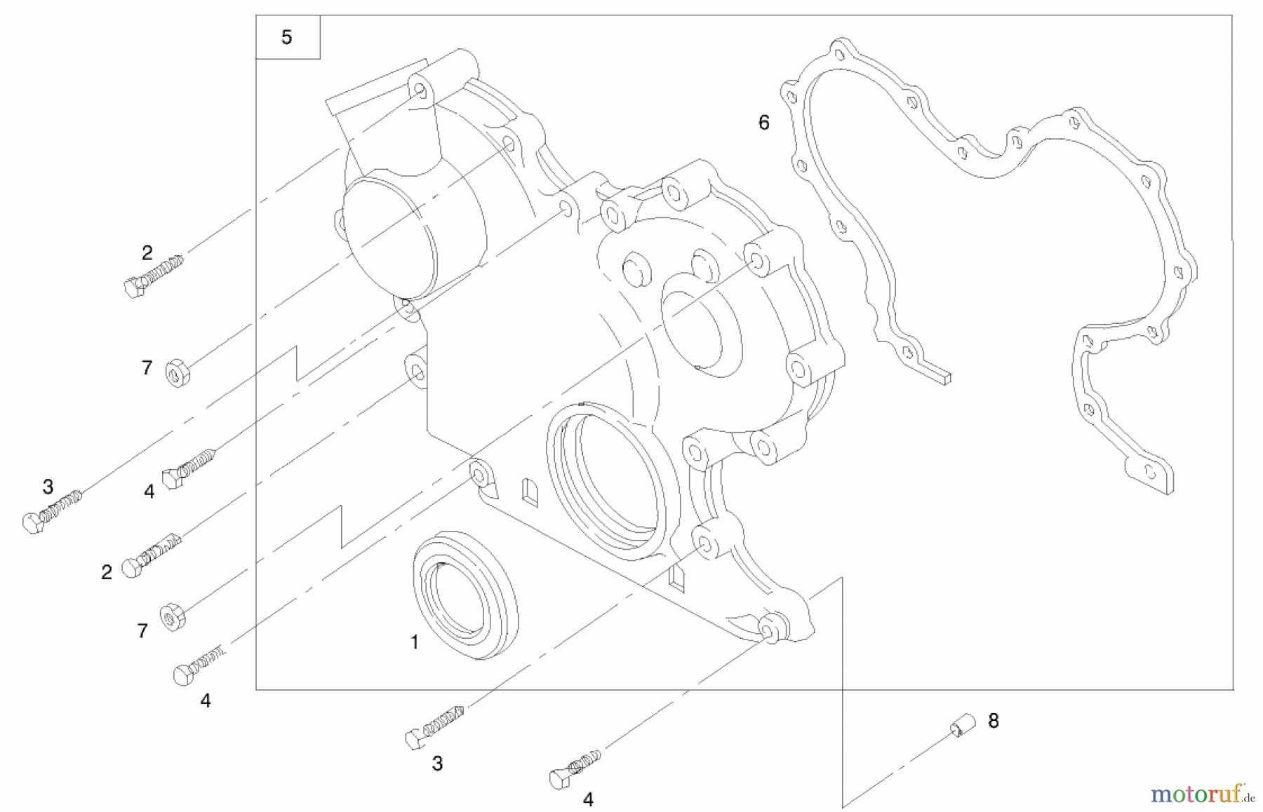 Toro Neu Mowers, Lawn & Garden Tractor Seite 1 73590 (523Dxi) - Toro 523Dxi Garden Tractor, 2002 (220000001-220999999) ENGINE ASSEMBLY #7