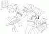 Toro 73590 (523Dxi) - 523Dxi Garden Tractor, 2004 (240000001-240999999) Ersatzteile ATTACH-A-MATIC & HITCH ASSEMBLY
