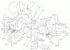 Toro 73590 (523Dxi) - 523Dxi Garden Tractor, 2004 (240000001-240999999) Ersatzteile FENDER, FOOTREST, & SEAT ASSEMBLY