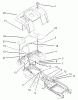 Toro 73590 (523Dxi) - 523Dxi Garden Tractor, 2004 (240000001-240999999) Ersatzteile FENDER & FUEL SYSTEM ASSEMBLY