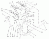 Toro 73590 (523Dxi) - 523Dxi Garden Tractor, 2004 (240000001-240999999) Ersatzteile HYDRO CONTROL ASSEMBLY