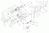 Toro 73590 (523Dxi) - 523Dxi Garden Tractor, 2004 (240000001-240999999) Ersatzteile HYDRO TRANSAXLE ASSEMBLY