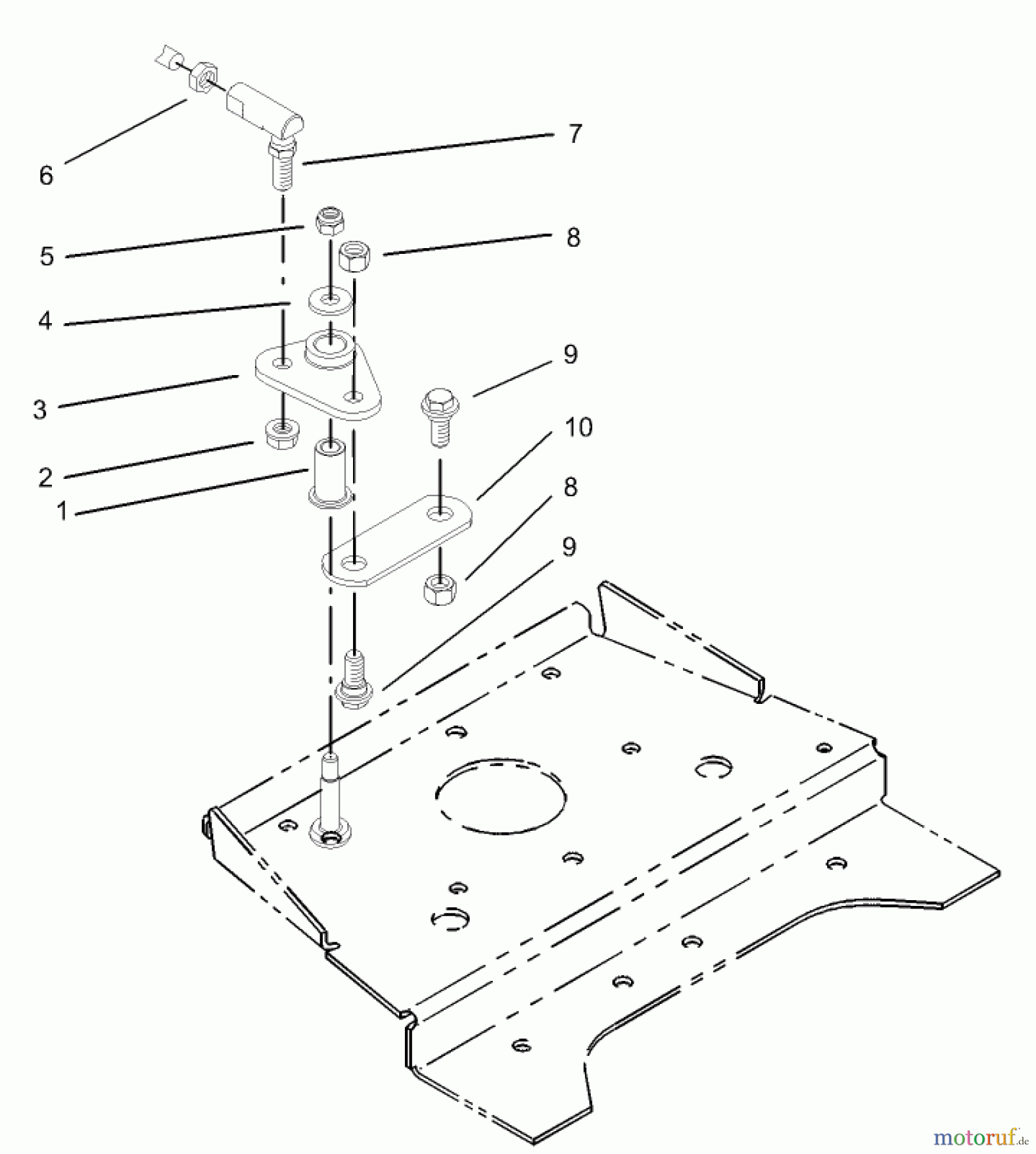 Toro Neu Mowers, Lawn & Garden Tractor Seite 1 73590 (523Dxi) - Toro 523Dxi Garden Tractor, 2004 (240000001-240999999) SMART TURN FRONT ASSEMBLY