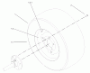 Toro 73590 (523Dxi) - 523Dxi Garden Tractor, 2004 (240000001-240999999) Ersatzteile WHEEL ASSEMBLY