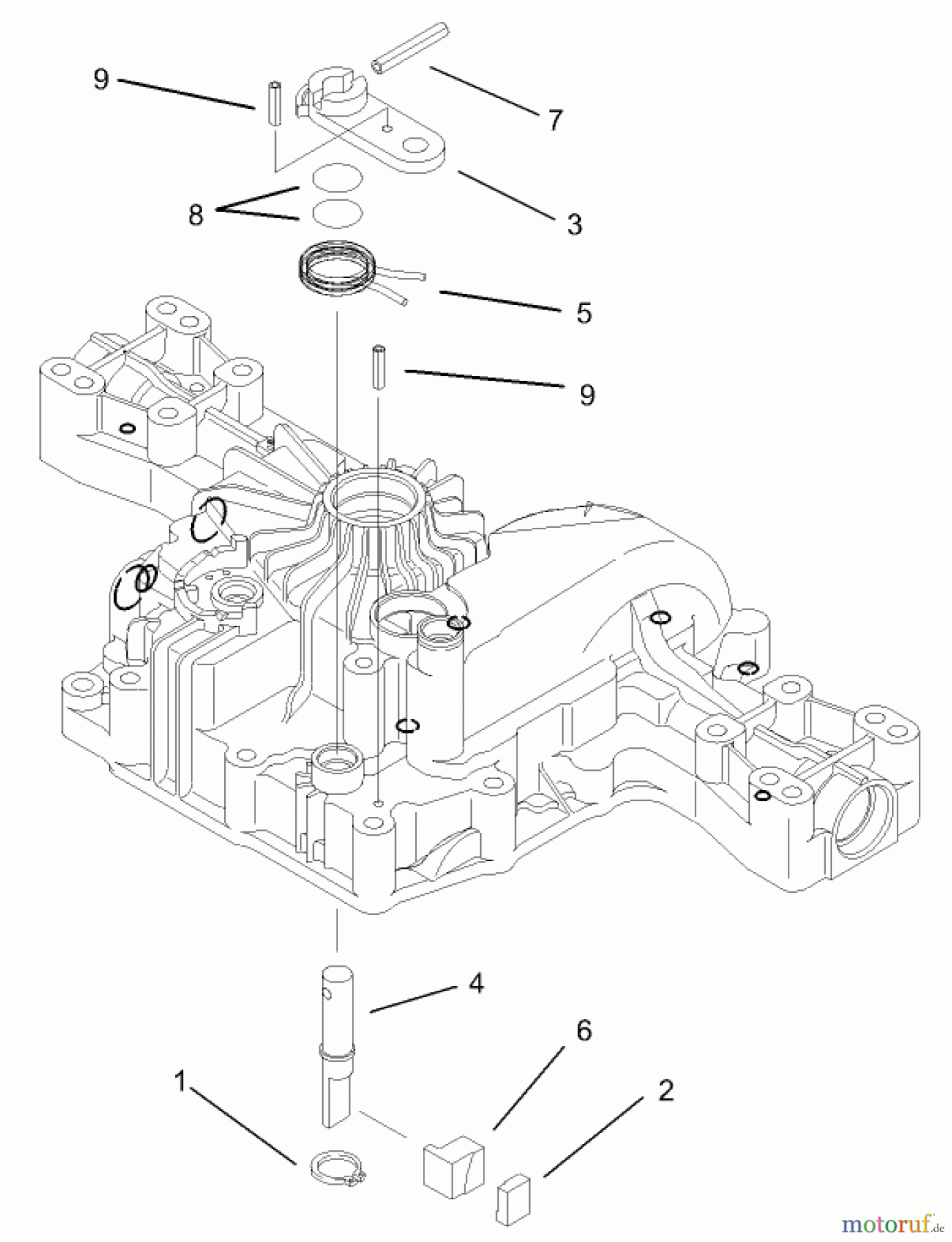 Toro Neu Mowers, Lawn & Garden Tractor Seite 1 74570 (170-DH) - Toro 170-DH Lawn Tractor, 2000 (200000001-200999999) BRAKE ASSEMBLY