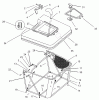 Toro 74570 (170-DH) - 170-DH Lawn Tractor, 2000 (200000001-200999999) Ersatzteile GRASS COLLECTOR ASSEMBLY