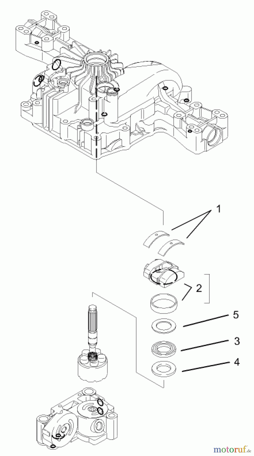 Toro Neu Mowers, Lawn & Garden Tractor Seite 1 74570 (170-DH) - Toro 170-DH Lawn Tractor, 2000 (200000001-200999999) RANGE SHIFT ASSEMBLY