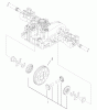 Toro 74570 (170-DH) - 170-DH Lawn Tractor, 2001 (210000001-210999999) Ersatzteile DIFFERENTIAL GEAR ASSEMBLY