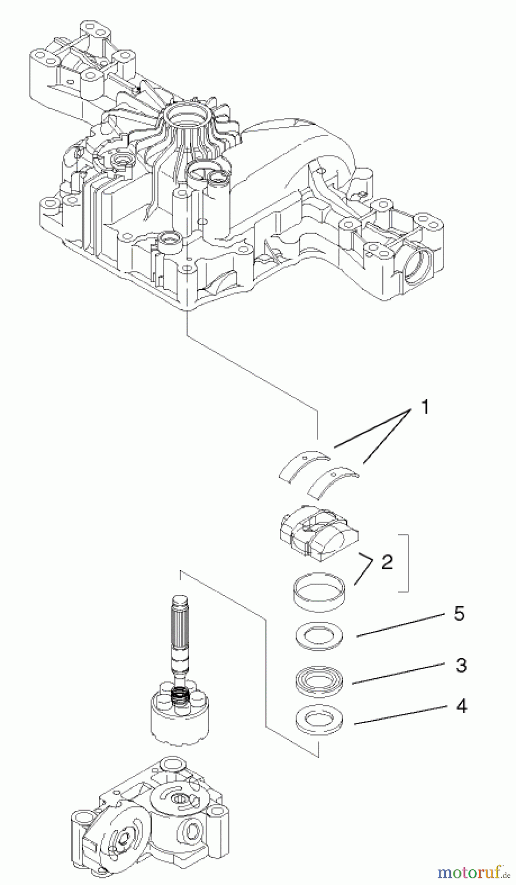 Toro Neu Mowers, Lawn & Garden Tractor Seite 1 74570 (170-DH) - Toro 170-DH Lawn Tractor, 2001 (210000001-210999999) RANGE SHIFT ASSEMBLY