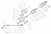 Toro 74570 (170-DH) - 170-DH Lawn Tractor, 2003 (230000001-230999999) Ersatzteile STEERING ASSEMBLY
