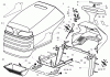 Toro 74571 (150-DH) - 150-DH Lawn Tractor, 2004 (240000001-240999999) Ersatzteile BODY AND HOOD ASSEMBLY