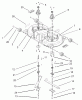 Toro 74571 (150-DH) - 150-DH Lawn Tractor, 2004 (240000001-240999999) Ersatzteile CUTTING PAN, MOWER HOUSING ASSEMBLY