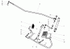 Toro 74571 (150-DH) - 150-DH Lawn Tractor, 2004 (240000001-240999999) Ersatzteile OPERATION TRAVEL PEDAL ASSEMBLY
