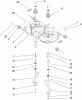 Toro 74571 (DH 200) - DH 200 Lawn Tractor, 2005 (250000001-250999999) Ersatzteile CUTTING PAN, MOWER HOUSING ASSEMBLY